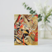 カンディンスキー抽象芸術組成 ポストカード (スタンド正面)