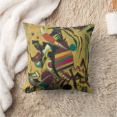 カンディンスキー抽象芸術絵画ポイント クッション (ブランケット)