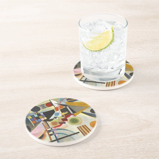 カンディンスキー抽象芸術表現主義アートワーク コースター (側面)