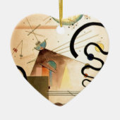 カンディンスキー抽象芸術 セラミックオーナメント (正面)