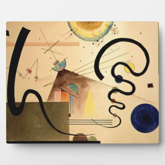 カンディンスキー抽象芸術 フォトプラーク (正面)