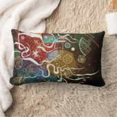 カンディンスキー抽象芸術「ムーブメントI」 ランバークッション (ブランケット)