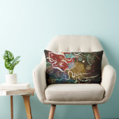 カンディンスキー抽象芸術「ムーブメントI」 ランバークッション (椅子)