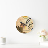 カンディンスキー抽象芸術 ラウンド壁時計 (ホーム)