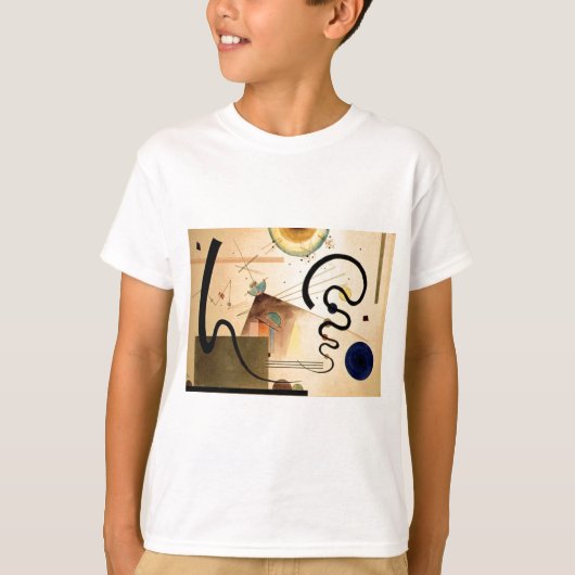 カンディンスキー抽象芸術 Tシャツ (正面)