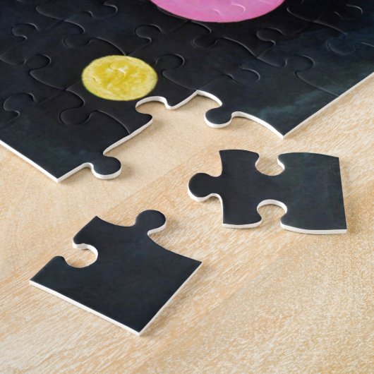 カンディンスキー数円抽象芸術ア絵画ートズ ジグソーパズル (側面)