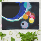 カンディンスキー数円抽象芸術 キッチンタオル (折り畳み)