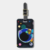 カンディンスキー数円抽象芸術 ラゲッジタグ (正面縦)