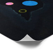 カンディンスキー数円絵画抽象芸術 ポスター (角)