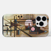 カンディンスキー柔らか建築抽象芸術 iPhoneケース (裏面横)