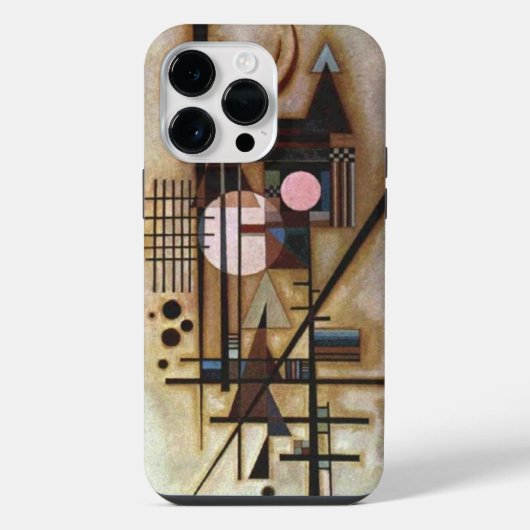 カンディンスキー柔らか建築抽象芸術 iPhoneケース (裏面)