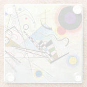 カンディンスキー構図8 ガラスコースター (裏面)