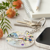 カンディンスキー構図8 キーホルダー (正面右)