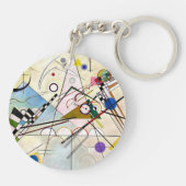 カンディンスキー構図8 キーホルダー (裏面)