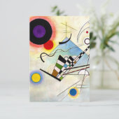 カンディンスキー構図8 サンキューカード (スタンド正面)