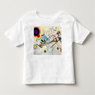 カンディンスキー構図8 トドラーTシャツ