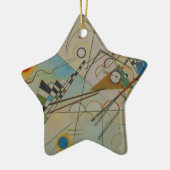 カンディンスキー構図VIII セラミックオーナメント (左)