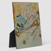 カンディンスキー構図VIII フォトプラーク (側面)