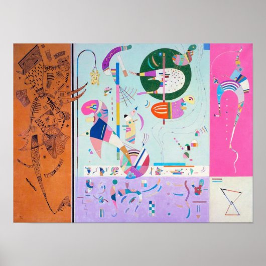 カンディンスキー様々なパーツポスター ポスター (正面)