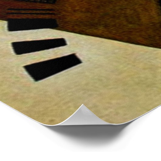 カンディンスキー横断万世一系アートポスター ポスター (角)