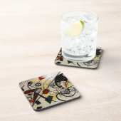 カンディンスキー横架線 コースター (右側)