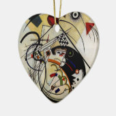 カンディンスキー横架線 セラミックオーナメント (左)