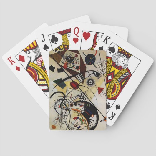 カンディンスキー横架線 トランプ (裏面)