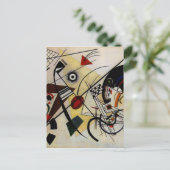 カンディンスキー横架線 ポストカード (スタンド正面)