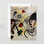 カンディンスキー横架線 ポストカード (正面/裏面)