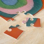 カンディンスキー正方形の同心円 ジグソーパズル (側面)