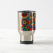 カンディンスキー正方形の同心円 トラベルマグ (中央)