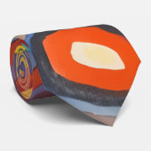 カンディンスキー正方形の同心円 ネクタイ (ロール)