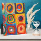 カンディンスキー正方形の同心円 フォトプラーク (側面)