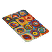 カンディンスキー正方形の同心円 マグネット (右側)