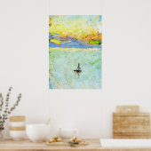 カンディンスキー海の帆船 ポスター (キッチン)