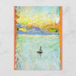 カンディンスキー海の帆船 ポストカード