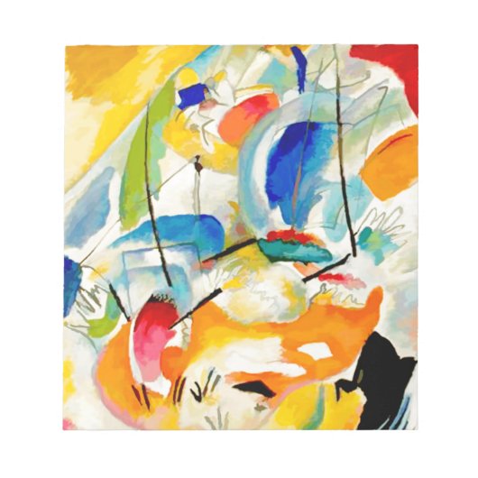 カンディンスキー海戦1913 ノートパッド (正面)