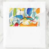 カンディンスキー海戦1913 長方形シール (バッグ)