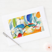 カンディンスキー海戦1913 長方形シール (封筒)