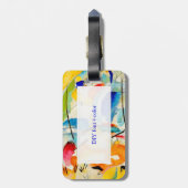 カンディンスキー海絵画戦の1913年 ラゲッジタグ (裏面縦)