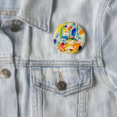 カンディンスキー海絵画戦の1913年 缶バッジ (インサイチュ)