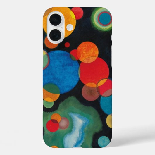 カンディンスキー深化インパルス抽象芸術油オンキャンバス Case-Mate iPhoneケース (裏面)