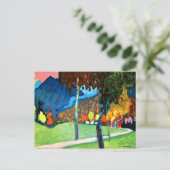 カンディンスキー秋の勉強インオベラウ ポストカード (スタンド正面)