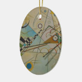 カンディンスキー組成物VIIIセラミックオーナメント セラミックオーナメント (左)