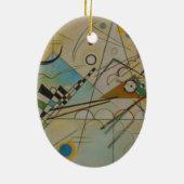 カンディンスキー組成物VIIIセラミックオーナメント セラミックオーナメント (裏面)