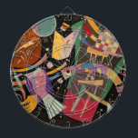 カンディンスキー組成10抽象芸術絵画ズ ダーツボード<br><div class="desc">抽象芸術・アートの創始者の一人であるワッシリー・カンディンスキーの代表作の一つカンディンスキーは、世界美術の新しい領域を切り開いたアーティストとして歴史に名を残しユニークた。</div>