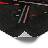 カンディンスキー組成10抽象芸術絵画ズ ポスター (角)