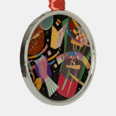 カンディンスキー組成10抽象芸術絵画ズ メタルオーナメント (右)