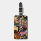 カンディンスキー組成10抽象芸術絵画ズ ラゲッジタグ (正面縦)