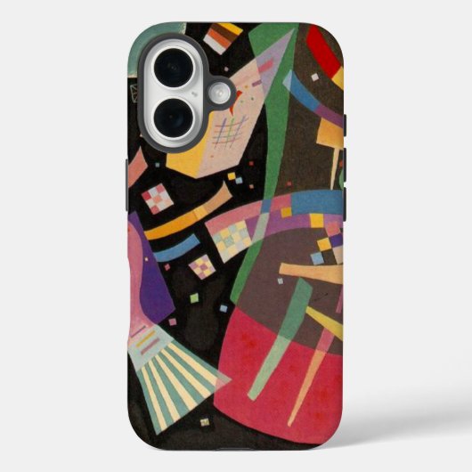 カンディンスキー組成10抽象芸術絵画ズ Case-Mate iPhoneケース (裏面)
